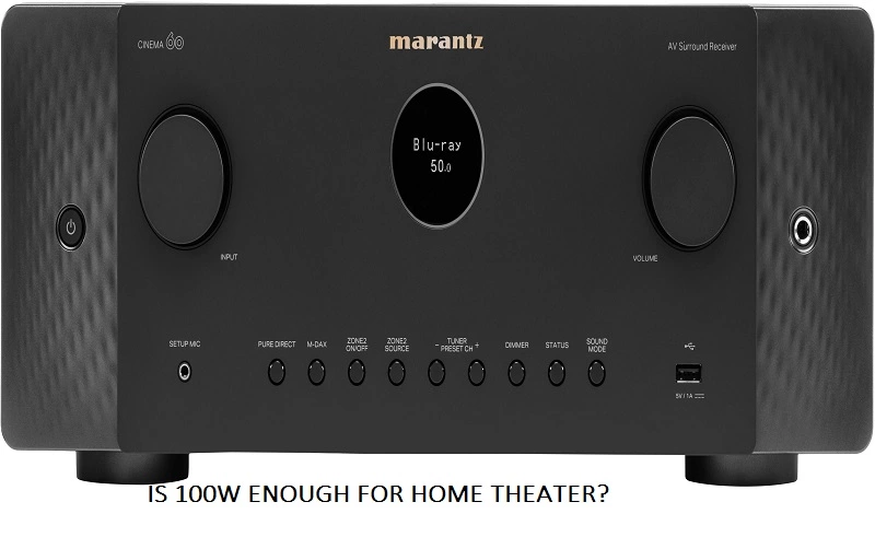 IS 100W ENOUGH FOR HOME THEATER